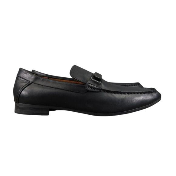 Steve Madden Shoes Mens 11.5 Loafer Moc Classic Slip On Black Leather Lifestyle main image 15